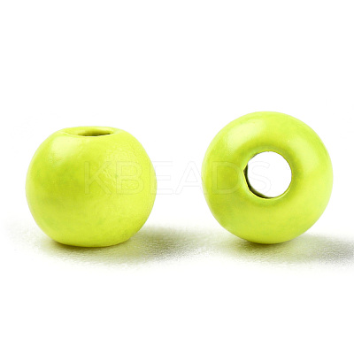 Spray Painted Alloy Beads PALLOY-TAC0044-50F-1