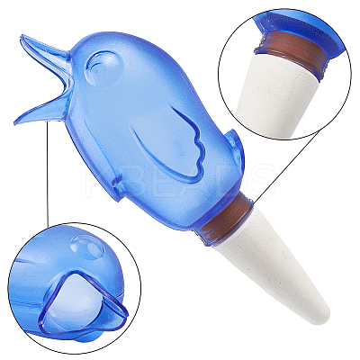 Bird Shape Adjustable Self Watering Spikes AJEW-GF0001-60-1