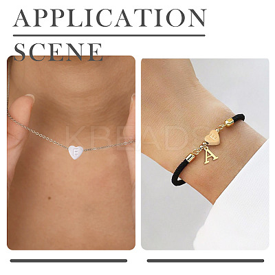 4Pcs 2 Colors Stainless Steel Beads STAS-TA0002-73-1