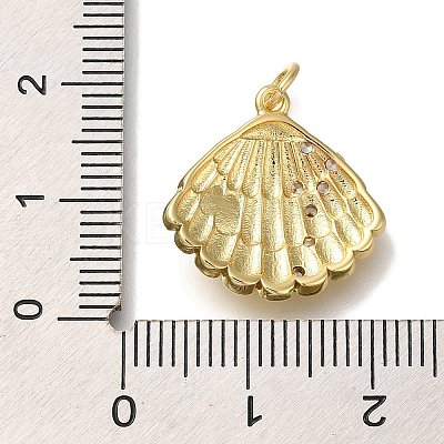 Rack Plating Brass Micro Pave Cubic Zirconia Pendants KK-I720-47G-1
