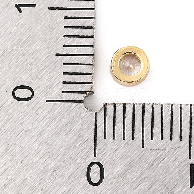 Rack Plating Flat Round Brass Micro Pave Cubic Zirconia Cabochons KK-F874-03G-12-1