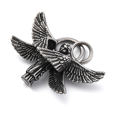 304 Stainless Steel Pendants STAS-P367-03AS-1