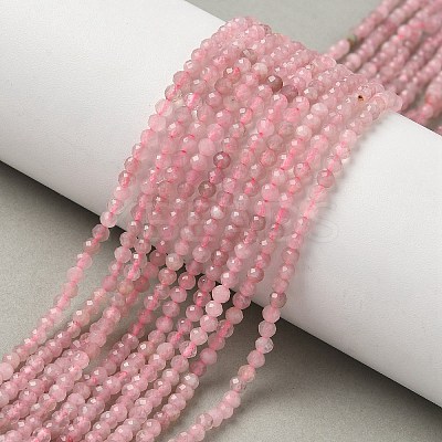 Natural Rose Quartz Beads Strands G-C201-B05-3mm-1