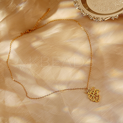 304 Stainless Steel Pendant Necklaces IO1415-2-1