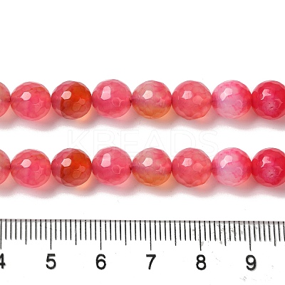 Dyed & Heated Natural Dragon Veins Agate Beads Strands G-P539-A01-04-1