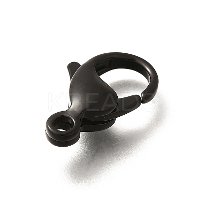 316 Stainless Steel Lobster Claw Clasps STAS-D288-09EB-1