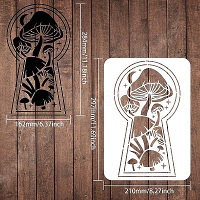 Plastic Reusable Drawing Painting Stencils Templates DIY-WH0202-272-1