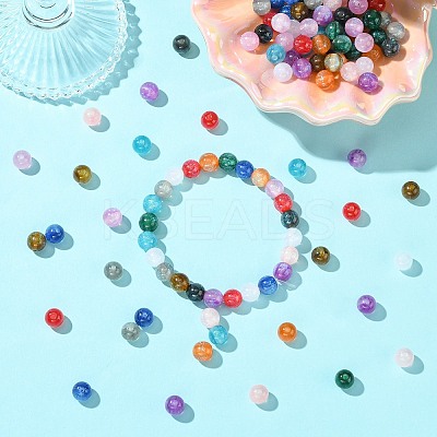 120Pcs 12 Colors Round Imitation Cat Eye Resin Beads RESI-CJ0004-65-1