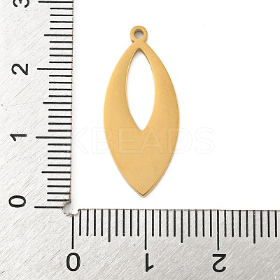 Ion Plating(IP) 304 Stainless Steel Pendants STAS-B056-24G-02-1