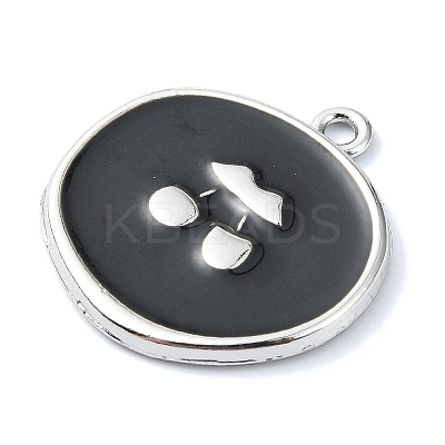 Rack Plating Alloy Enamel Pendants ENAM-Z016-06P-02-1