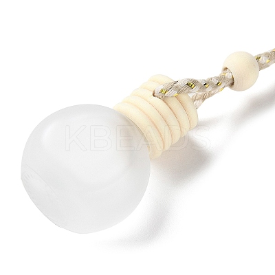Glass Perfume Bottles Air Freshener Diffuser Bottle Hanging Ornament AJEW-P111-01D-1