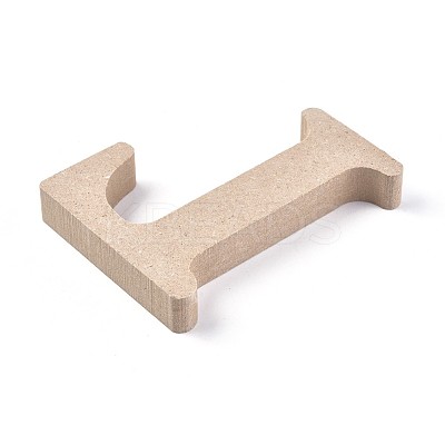 Letter Unfinished Wood Slices DIY-WH0162-62L-1