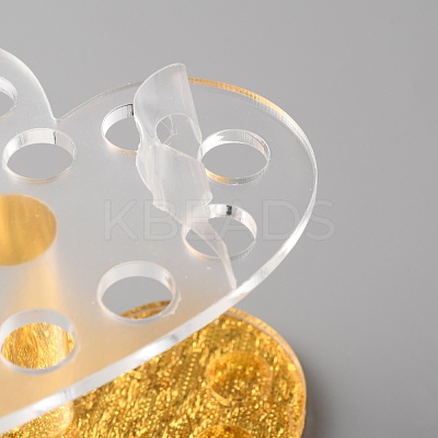 Acrylic Nail Art Brush Pen Holder Stand MRMJ-WH0012-32B-1