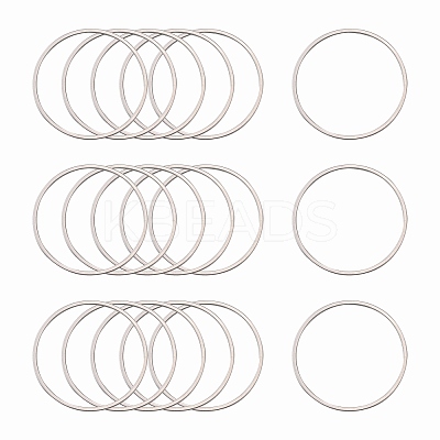 Tarnish Resistant 304 Stainless Steel Linking Ring STAS-T047-15B-1