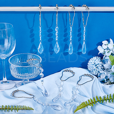 Iron Shower Bathroom Curtain Rings HJEW-AB00311-1