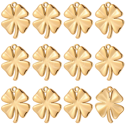 12Pcs 304 Stainless Steel Charms STAS-BBC0007-80G-1