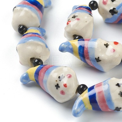 Handmade Porcelain Beads X-PORC-G006-17-1