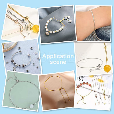 20Pcs Stainless Steel Beads STAS-UN0053-64-1