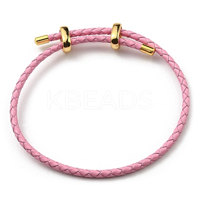Leather Braided Cord Bracelets BJEW-G675-06G-02-1