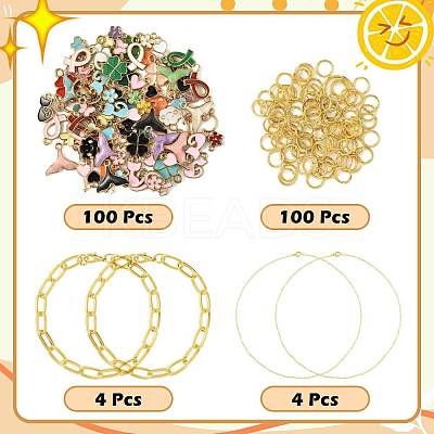 DIY Bracelet & Necklace Making Kits DIY-FS0010-11-1