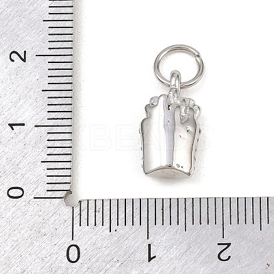 304 Stainless Steel Rhinestone Pendants STAS-I365-01P-01-1