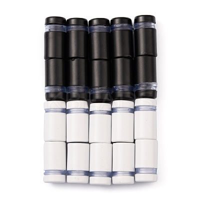 20Pcs 2 Colors 201 Stainless Steel Magnetic Screw FIND-NB0001-98-1