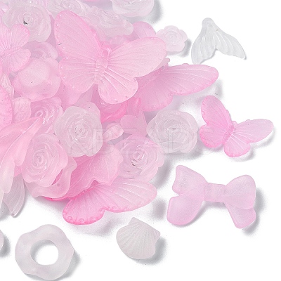 50G Transparent Acrylic Beads OACR-YW0002-44B-1
