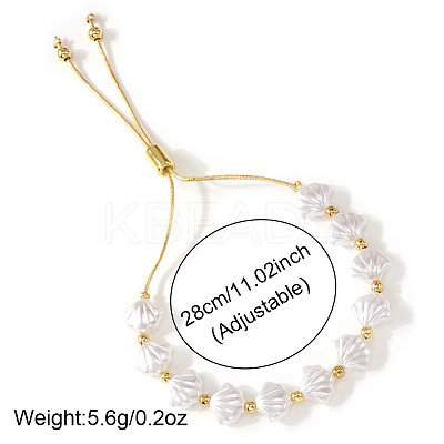 Adjustable Imitation Shell Slider Bracelets IC4900-1