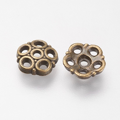 Tibetan Style Alloy Bead Caps MLF9832Y-NF-1