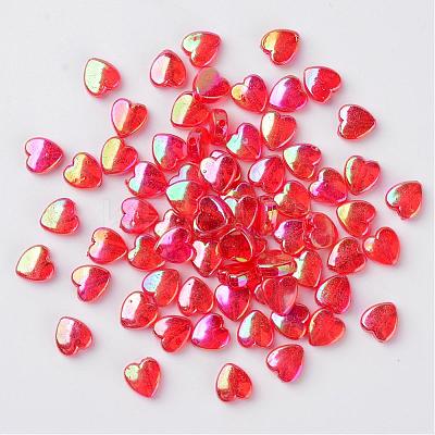 Eco-Friendly Transparent Acrylic Beads PL539-806-1