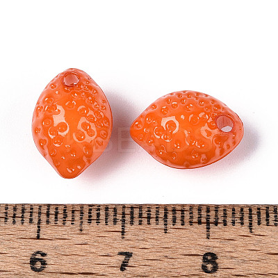 Opaque Acrylic Beads SACR-T017-56B-1
