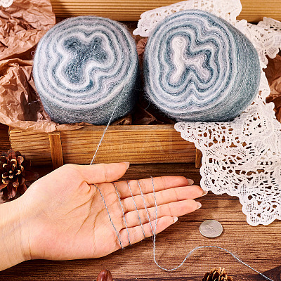 Segment Dyed Knitting Yarn DIY-TAC0033-03A-1