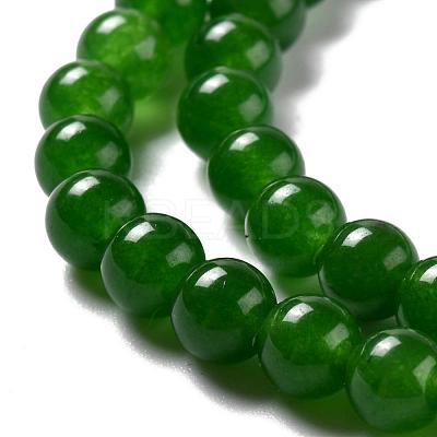 Natural & Dyed Malaysia Jade Bead Strands G-A146-6mm-A28-1