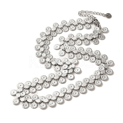 Non-Tarnish Handmade 304 Stainless Steel Necklaces NJEW-Q333-03A-1