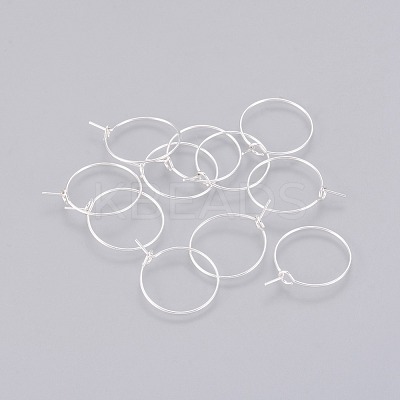 Brass Wine Glass Charm Rings Hoop Earrings X-EC067-5S-1