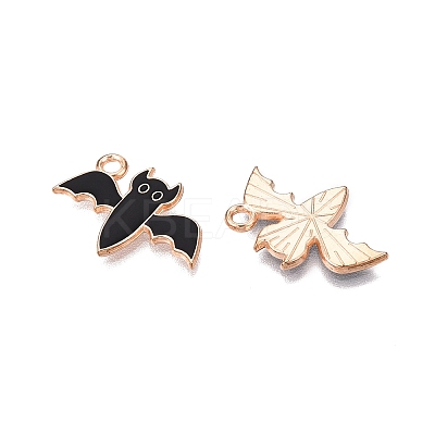 Halloween Theme Alloy Enamel Pendants PALLOY-N176-44-RS-1