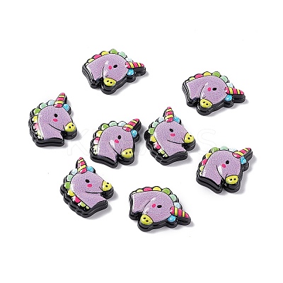 Opaque Resin Cabochons LS-RESI-C027-05D-1