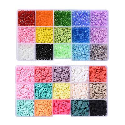 DIY Beads Jewelry Kits DIY-JQ0001-16-6mm-1