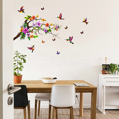 Translucent PVC Self Adhesive Wall Stickers STIC-WH0015-264-1