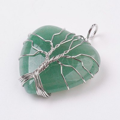 Natura Green Aventurine Pendants G-L480-05F-1