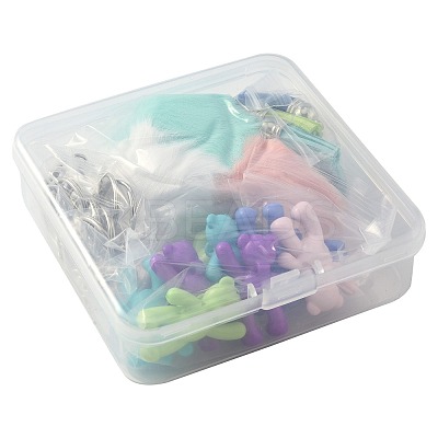 DIY Bear Keychain Making Kits DIY-FS0009-14-1