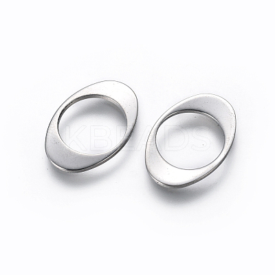 Tarnish Resistant 201 Stainless Steel Linking Rings LS-STAS-L234-034P-1