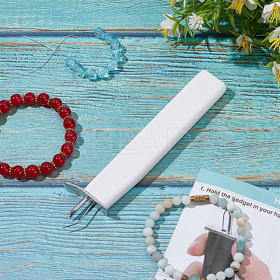 1Pc Plastic with Iron Bead Knotting Tool TOOL-WR0001-10B-1