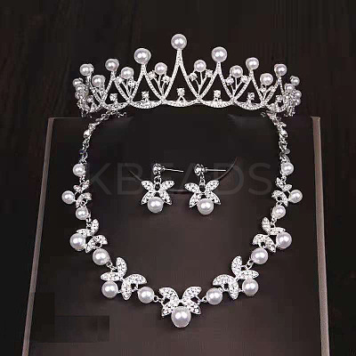 Alloy Rhinestone Jewelry Sets FS-WG653B5-01-1