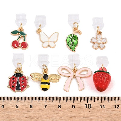 8Pcs Plastic Mobile Dustproof Plugs HJEW-BM00002-1