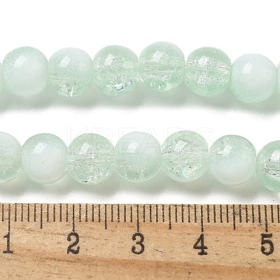 Crackle Glass Beads Strands GLAA-U001-8mm-01-1