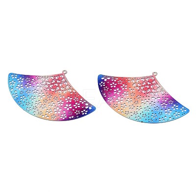 430 Stainless Steel Filigree Big Pendants LS-X1-STAS-TAC0004-019-1