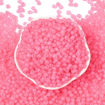 6/0 Luminous Glass Seed Beads SEED-NH0001-01O-1