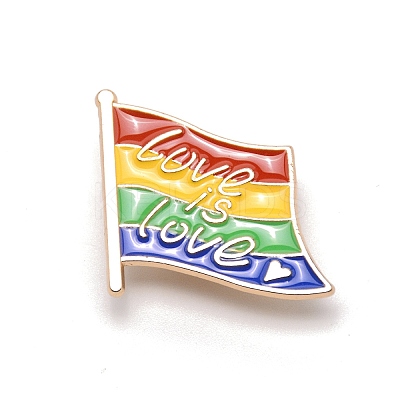 Alloy Enamel Brooches PALLOY-TAC0020-31-1