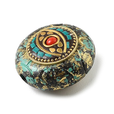 Handmade Polymer Clay Indonesia Beads PY-CBAAA14-13C-B02-1